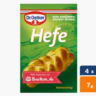 【德國DR.OETKER】歐特家博士酵母粉7G/包 共4包(烘培 蛋糕 食材)