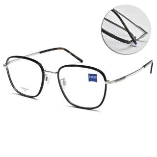 【ZEISS 蔡司】方框光學眼鏡(琥珀 銀#ZS22112LB 239)