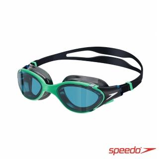 【SPEEDO】成人 運動泳鏡 Biofuse2.0(深藍/綠)