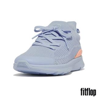 【FitFlop】VITAMIN FFX KNIT 雙色針織運動鞋-女(天空藍)