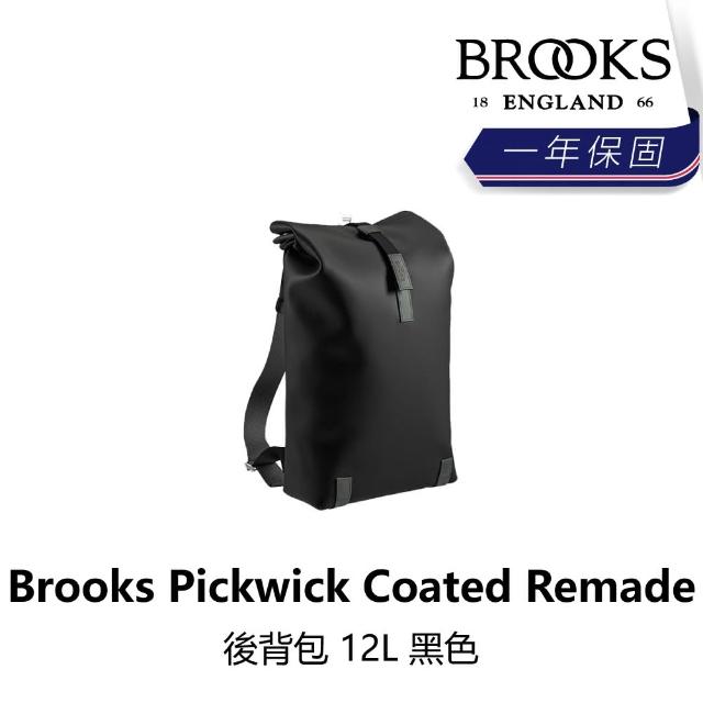【BROOKS】Pickwick Coated Remade 後背包 12L 黑色(B2BK-336-MCPWCN)