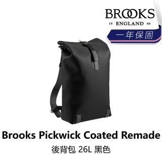【BROOKS】Pickwick Coated Remade 後背包 26L 黑色(B2BK-335-MCPWCN)