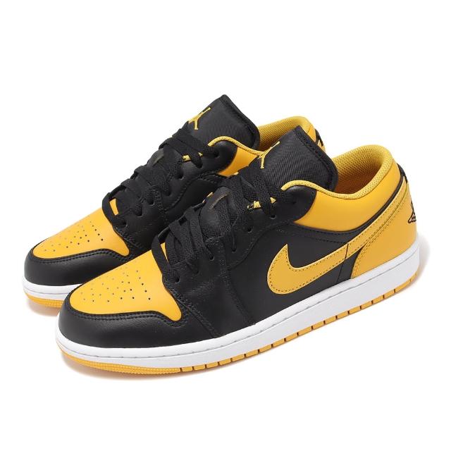 NIKE 耐吉】休閒鞋Air Jordan 1 Low Yellow Ochre 男鞋黃黑一代AJ1