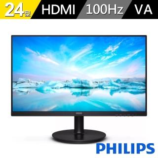 【philips 飛利浦】241v8lab 24型adaptive-sync 液晶顯示器(va/16:9/1920x1080/100hz/內建喇叭)