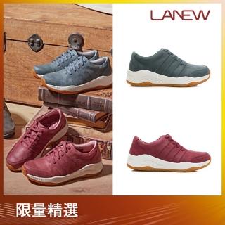 【LA NEW】飛彈系列 減壓/優纖淨/手縫 真皮休閒鞋(男女/多款)