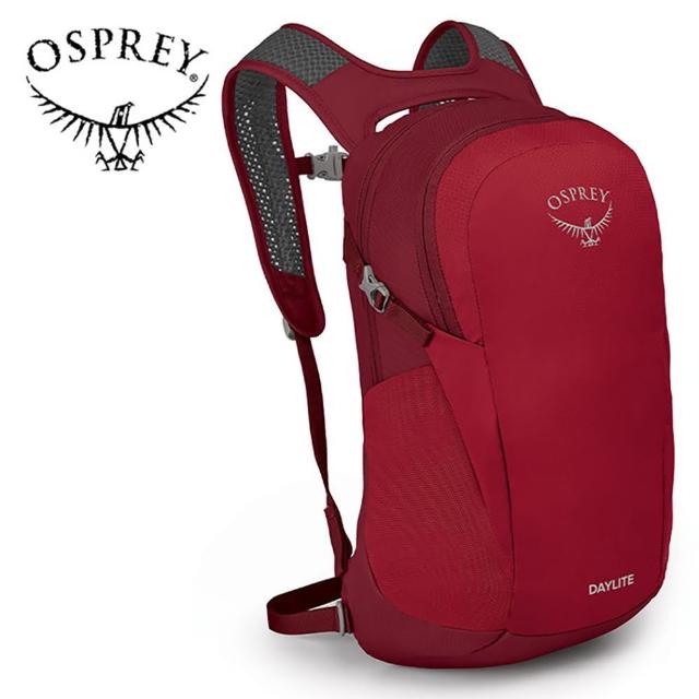 【Osprey】Daylite 13 輕便多功能背包 星雲紅(日常背包 旅行背包 休閒後背包 運動背包)