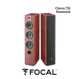 【FOCAL】法國 Focal Chorus 700系列 Chorus 726 落地型喇叭 玫瑰木色 一對 公司貨(落地喇叭)