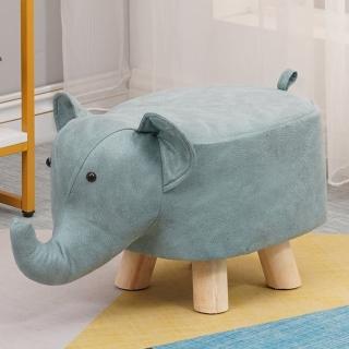 【Easygoo 輕鬆】動物科技布沙發腳凳