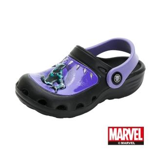 【Marvel 漫威】童鞋 漫威 園丁鞋/輕量 好穿脫 台灣製 黑紫(MRKG36320)