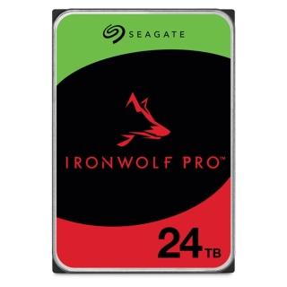 【SEAGATE 希捷】IronWolf Pro 24TB 3.5吋 7200轉 512MB NAS內接硬碟(ST24000NT002)