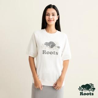 【Roots】Roots 女裝- SPARKLE圓領上衣(白色)