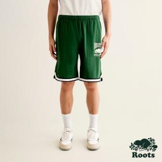 【Roots】Roots 男裝- RBA寬版短褲(深綠色)