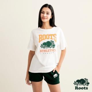 【Roots】Roots 女裝- RBA短袖T恤(白色)