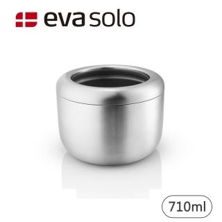 【Eva Solo】ToGO不鏽鋼保溫餐盒/黑/710ml(百年工藝品質．丹麥設計美學)