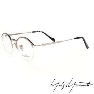 【Y-3 山本耀司】Yohji Yamamoto 個性經典眉框 光學眼鏡(銀-YY19-0035-3)