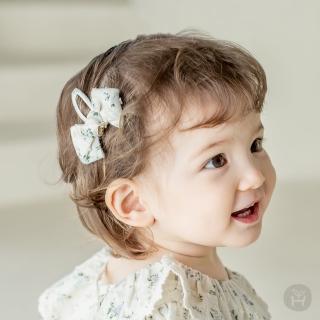 【Happy Prince】韓國製 Floa藍色碎花女嬰兒童髮夾(女童髮飾)