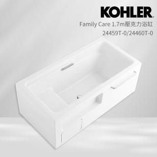 【KOHLER】Family Care 1.7m 壓克力獨立式整體化浴缸