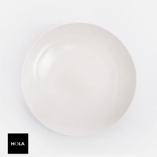 【HOLA】查莉強化瓷湯盤22.7cm 萬象白