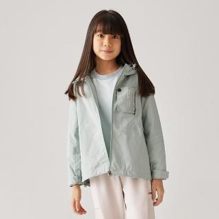【BATIS 巴帝斯】防水透濕風衣外套 - 女童 - 兩色