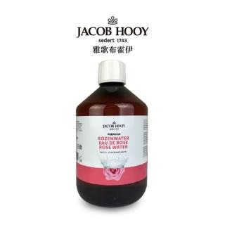【Jacob Hooy 皇家雅歌布】盈潤玫瑰花水Rozenwater500ml(買一送一)