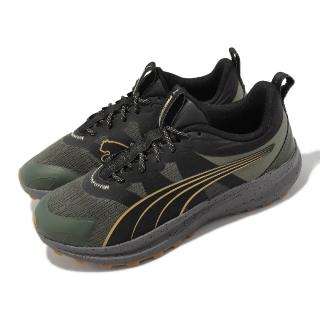 【PUMA】野跑鞋 Redeem Pro Trail 綠 黑 男鞋 越野 戶外 膠底 運動鞋(378770-03)