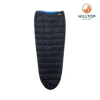 【Hilltop 山頂鳥】防潑水超輕量暖感羽絨睡袋 黑｜PF16XX58ECA0