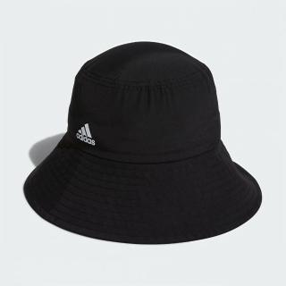 【adidas 愛迪達】帽子 漁夫帽 運動帽 遮陽帽 W UV BUCKET HAT 黑 IB0308(3430)
