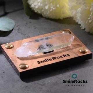 【SmileRocks 石麥】白水晶柱 No.104570341(附SmilePad 6X9底板)