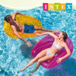 【INTEX】時尚充氣水上躺椅 適用12歲+ 3色可選(56802)