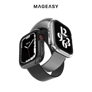 【SwitchEasy 魚骨牌】Apple Watch 8/7 41mm Odyssey Glossy Edition 奧德賽金屬手錶保護殼