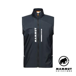 【Mammut 長毛象】Aenergy TR WB Hybrid Vest Men 極輕防風越野背心 黑色 男款 #1012-00611