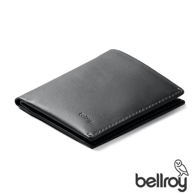 【Bellroy】Note Sleeve 系列真皮直式零錢短夾(木炭灰)