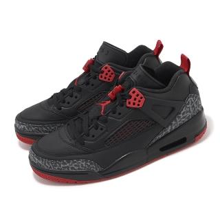 【NIKE 耐吉】休閒鞋 Jordan Spizike Low Bred 黑 紅 男鞋 爆裂紋 Spike Lee(FQ1759-006)