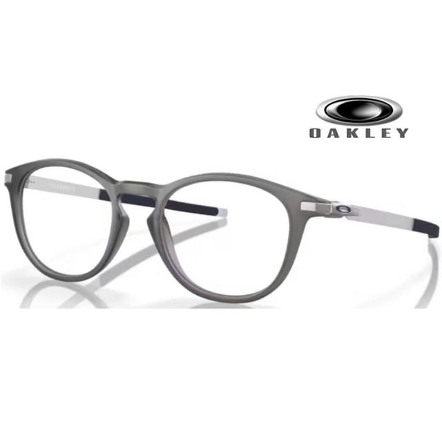 【Oakley】奧克利 PITCHMAN R A 亞洲版 時尚圓框光學眼鏡 薄鋼鏡臂 OX8105F 02 霧灰框面 公司貨