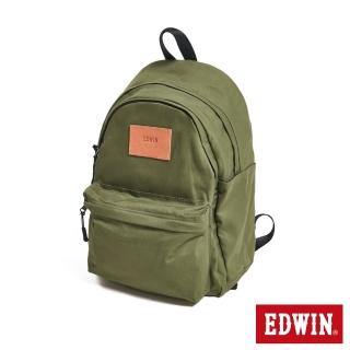 【EDWIN】男裝 防潑水後背包(灰綠色)