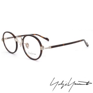 【Y-3 山本耀司】Yohji Yamamoto 日本新宿風格精緻金屬光學眼鏡(琥珀-YY19-0037-3)
