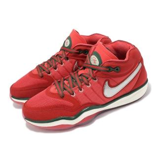【NIKE 耐吉】籃球鞋 Air Zoom G.T. Hustle 2 EP 男鞋 紅 銀 聖誕 氣墊 緩衝 運動鞋(DJ9404-601)