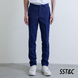 【SST&C 超值限定_CM】海軍藍條紋修身西裝褲0212012003