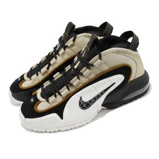 【NIKE 耐吉】休閒鞋 Air Max Penny 1 Rattan 黑 白 卡其 男鞋 哈德威 籃球鞋(DV7442-200)