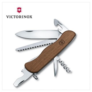 【VICTORINOX 瑞士維氏】Forester Wood10用瑞士刀/胡桃木(0.8361.63)