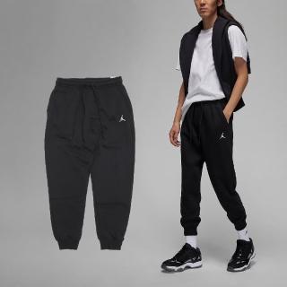 【NIKE 耐吉】長褲 Jordan Essentials 男款 黑 白 抽繩 束口 內刷毛 棉褲 運動 休閒(FJ7780-010)