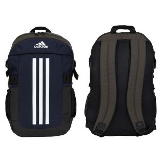 【adidas 愛迪達】大型後背包-雙肩包 肩背包 旅行包 愛迪達 丈青黑綠白(IK4352)