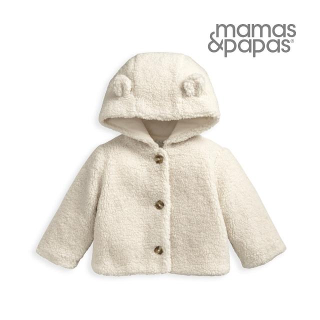 【Mamas & Papas】熊耳朵-連帽刷毛外套(2種尺寸可選)