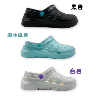 【樂樂童鞋】台灣製固特異輕量洞洞鞋-共三色可選(MIT固特異洞洞鞋 透氣涼)