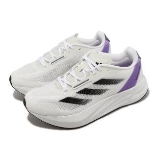 【adidas 愛迪達】慢跑鞋 Duramo Speed W 女鞋 白 紫 緩震 輕量 運動鞋 環保材質 愛迪達(IE9688)