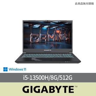 【GIGABYTE 技嘉】15吋i5 RTX4050 電競筆電(G5 MF5-52TW383SH/i5-13500H/8G/512G/W11)