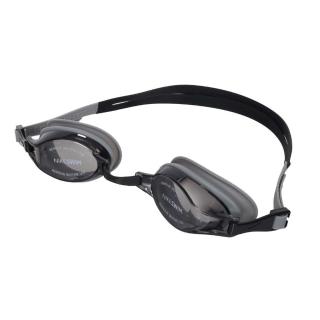 【NIKE 耐吉】SWIM 訓練型泳鏡-抗UV 防霧 蛙鏡 游泳 黑灰(NESSD127-079)