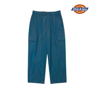 【Dickies】男款深海軍藍側邊大口袋寬版工裝長褲｜DK011575CG7