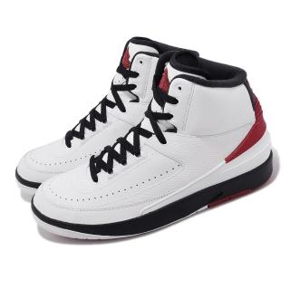 【NIKE 耐吉】Air Jordan 2 Retro Chicago OG 白 紅 芝加哥 AJ2 男鞋 休閒鞋 喬(DX2454-106)