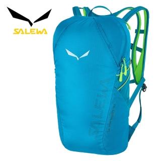 【SALEWA】ULTRA TRAIN 14L 輕量運動背包 藍色(單車背包 快速移動健行背包 旅行背包)